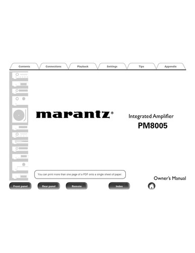 Marantz pm8005 amplifier - marantz,